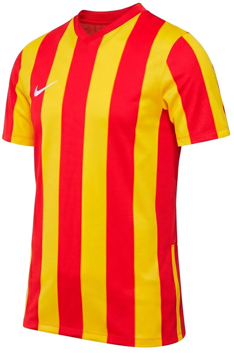 Nike Dri-fit Sripe Dvsn V T-shirt Met Korte Mouwen Geel,Rood M Man