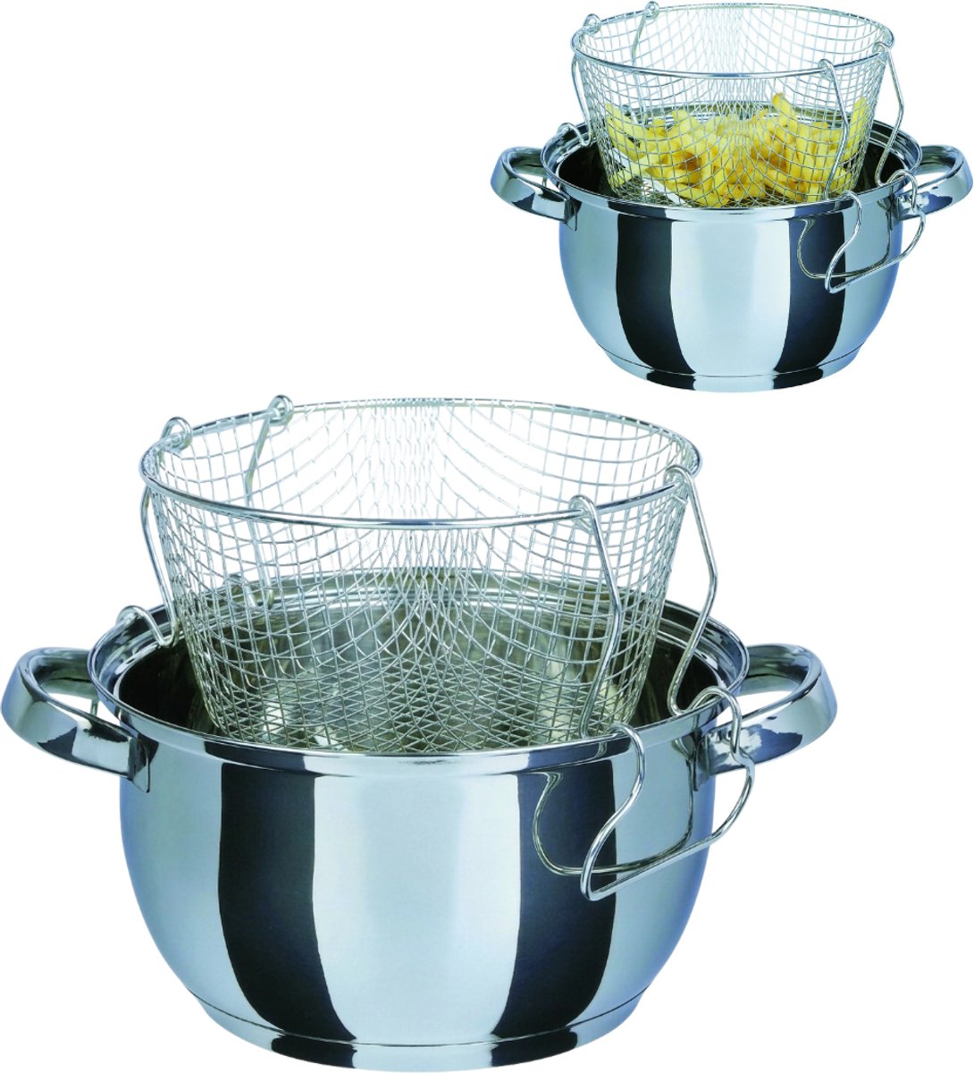 Zavio® Frituurpan - Friteuse - Frituurketel