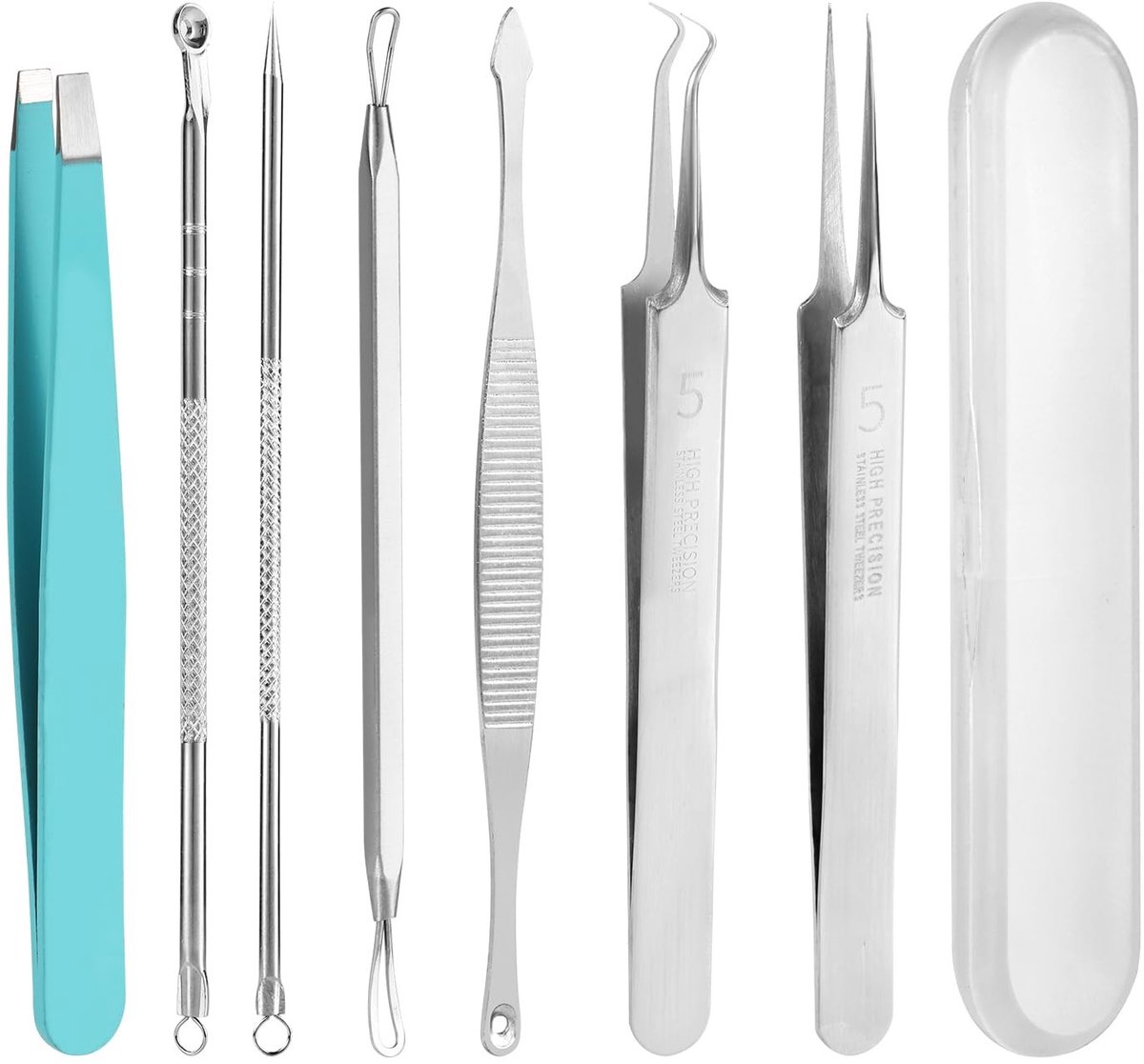 Solidchoice - 7-delige Acne Verwijderaar Toolset met Opbergdoos