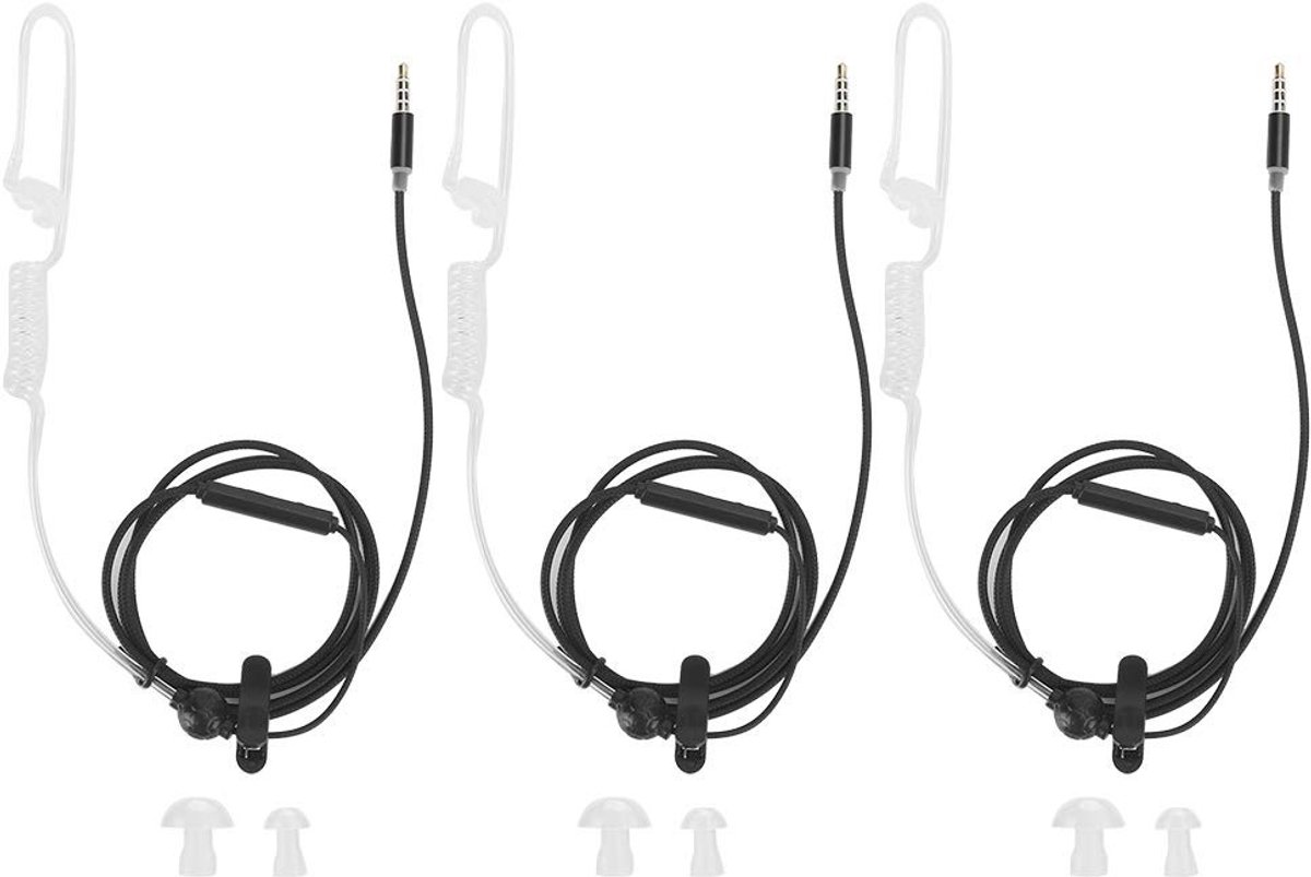 Solidchoice - Set van 3 Noise Reduction Hoofdtelefoons met Microfoon