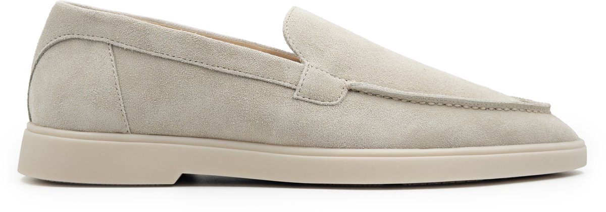 Dutch'D ® Loafer - Instapper - Zand Beige - Luxe - Sportief - Suede leer - Model Adore Classic - Maat 46
