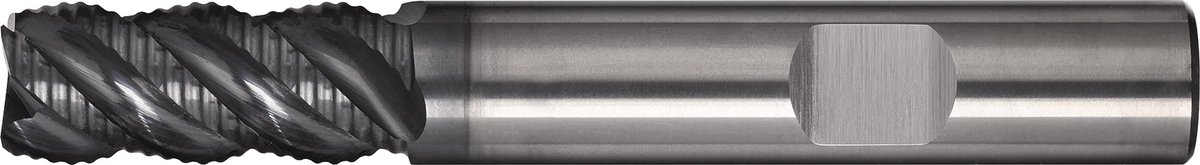Schaftfrees DIN 6527L Typ HR D.8mm Snijlengte.-mm VHM TiAlN HB Z.4 lang TECWERK