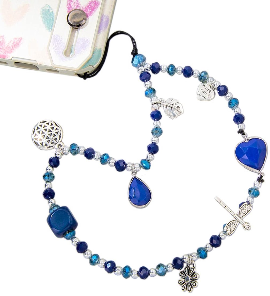 Solidchoice - Mobiele Telefoon Pendant met Kristallen en Acryl