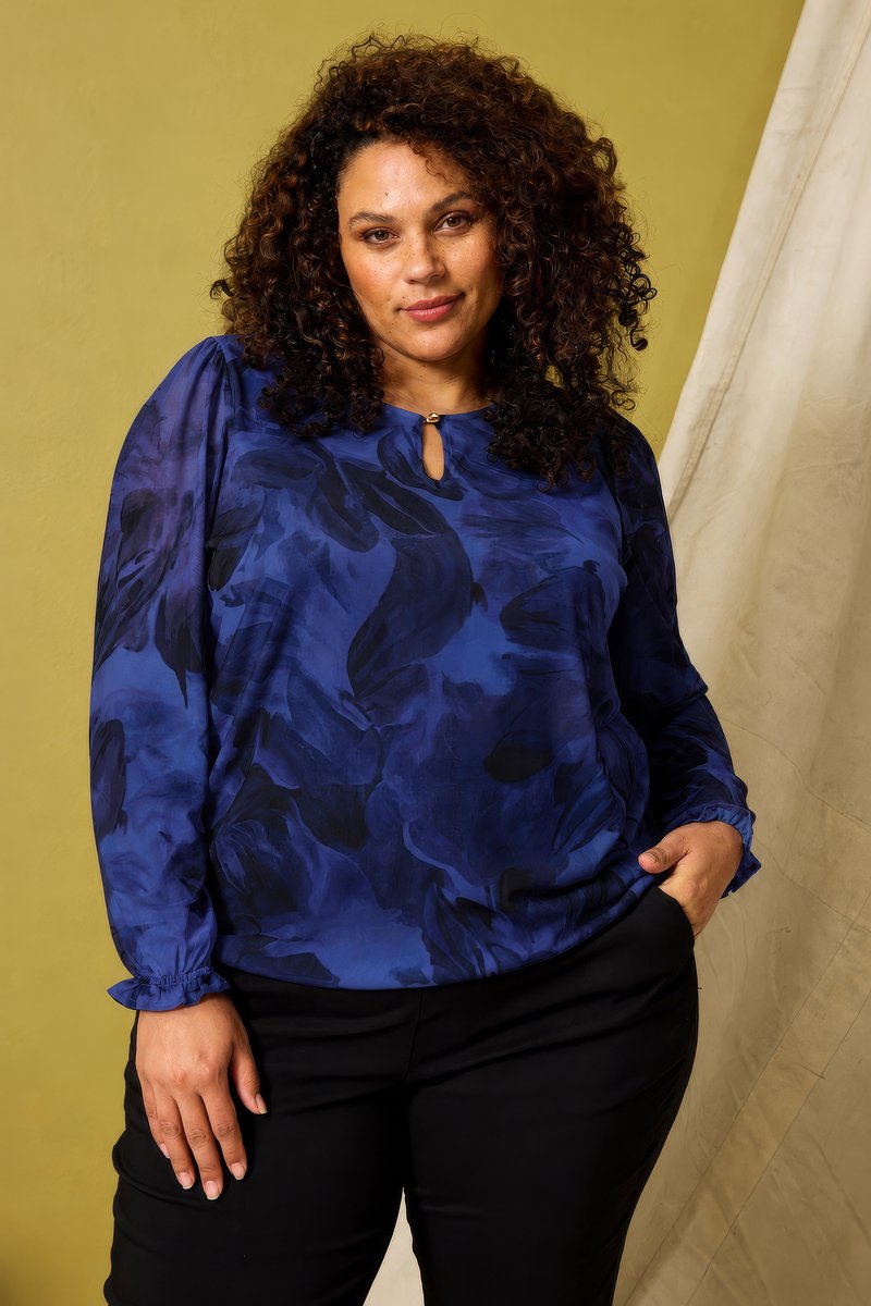 ZHENZI blouse mousse tricot