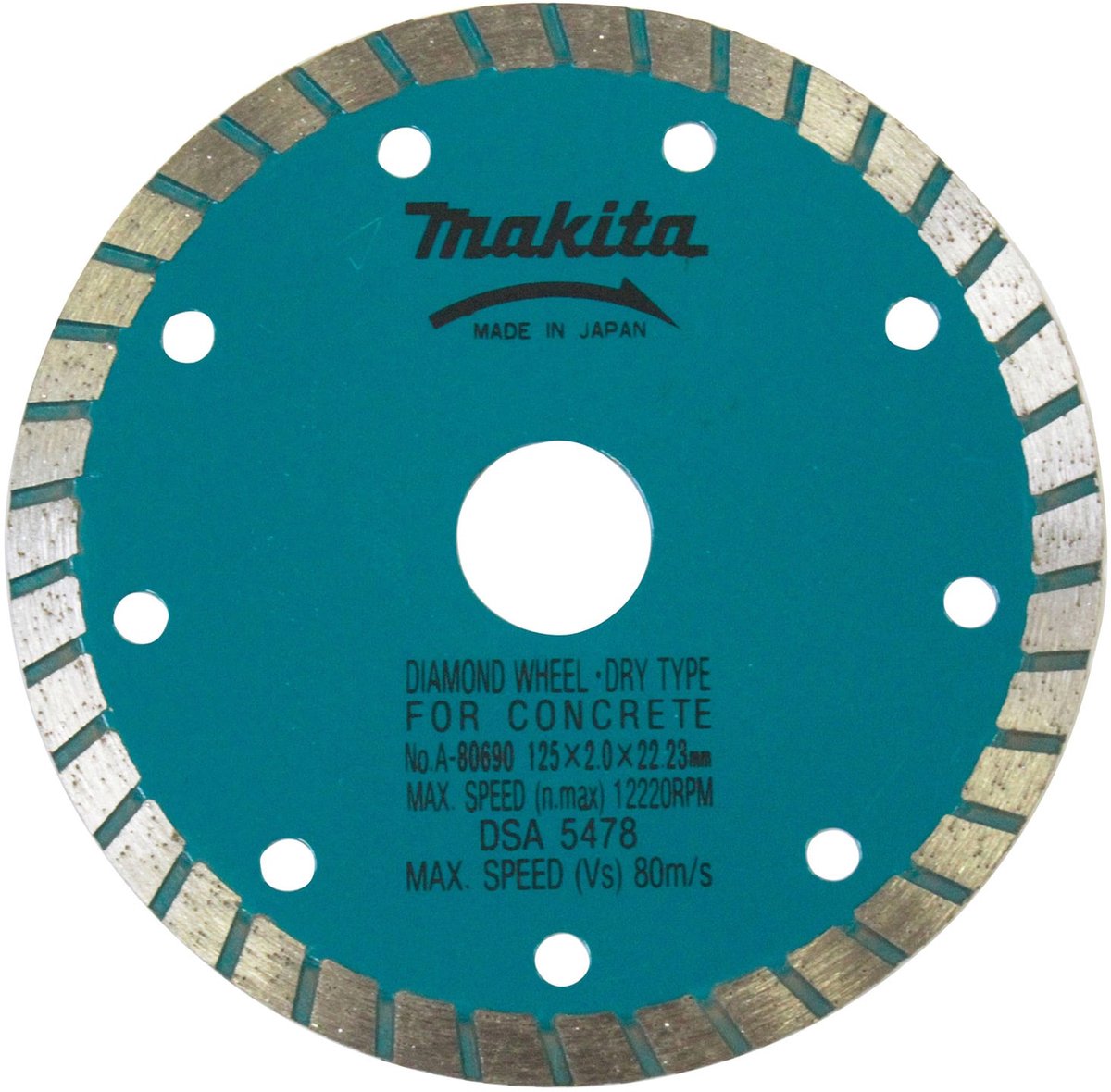 Makita Diamantslijpschijf 125 mm Pan - A-80690