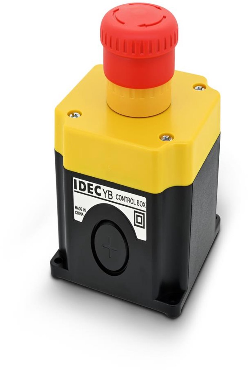Idec noodstop 40mm 1xNO-1xNC opbouw - IP65 (YB1W-YW1B-V4E11R-Y0)