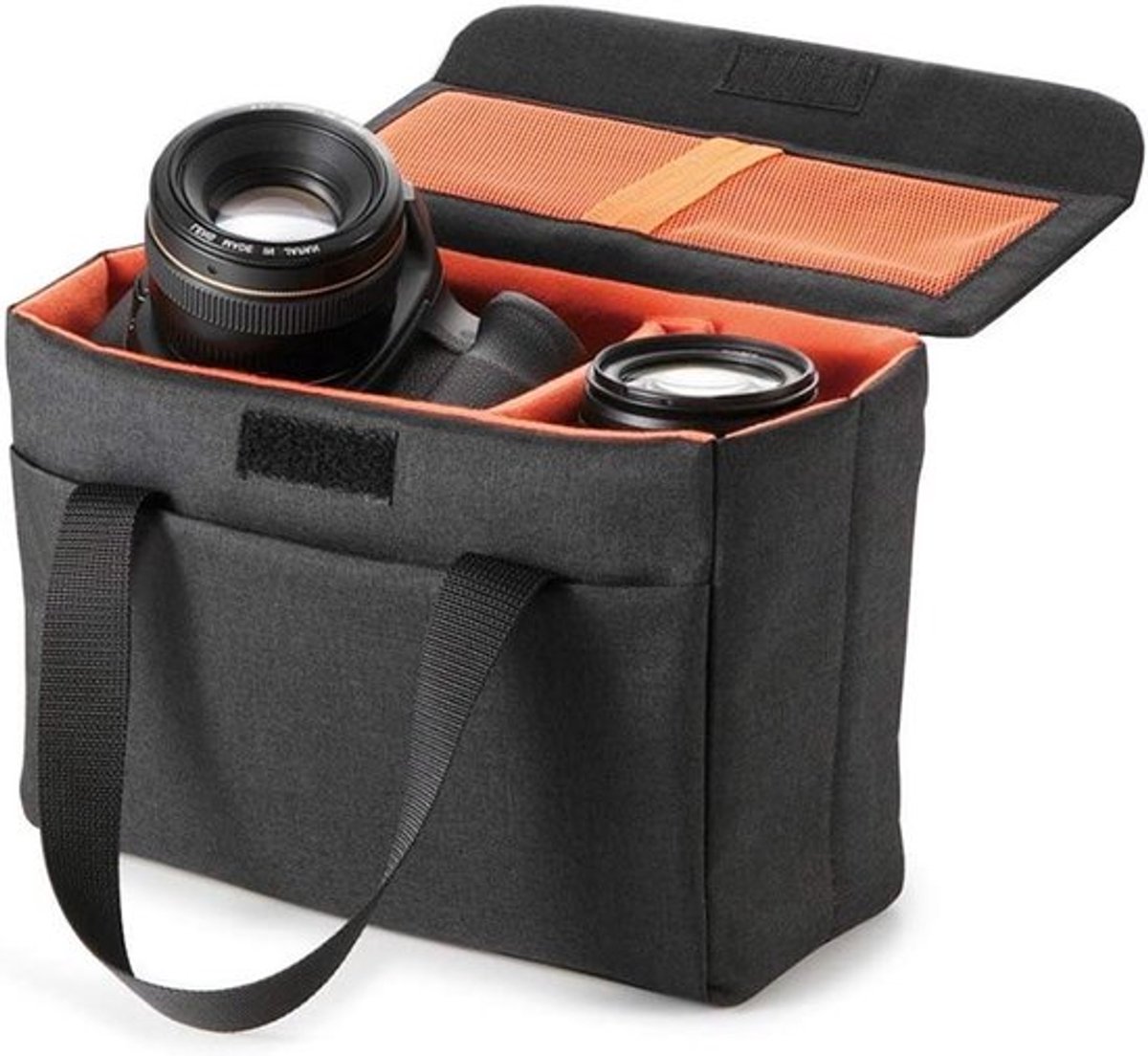 Camera-inzet tas voor DSLR en SLR - Schokbestendig, Waterdicht en Opvouwbaar - Ideale Organizer met Handvat voor Fotografie Accessoires