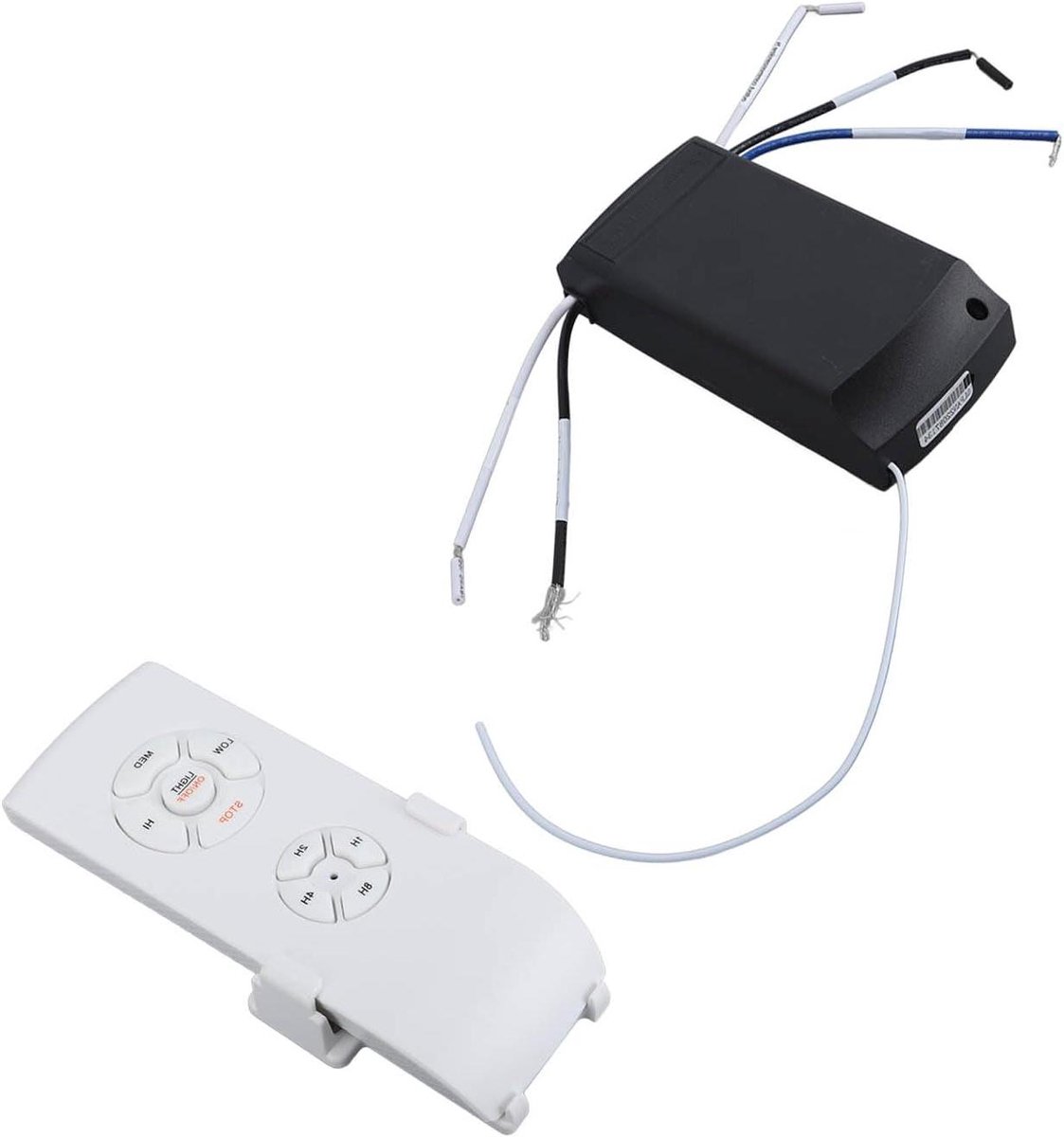 Plafondventilator Afstandsbediening - Ventilator Besturing - Comfort Verhoging - Universele Compatibiliteit - 3 Snelheden - Wit