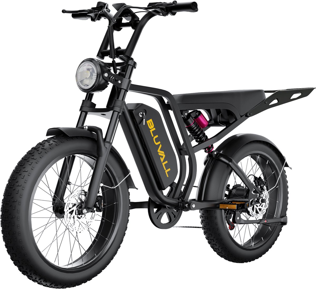 Elektrische Fiets Elektrische fietsen Motor 250W 20 Inch City Commuter EBike max belasting 150kg kleurendisplay 25 km h 7 Versnellingen 3 rijmodi Verwijderbare accu met slot zwart
