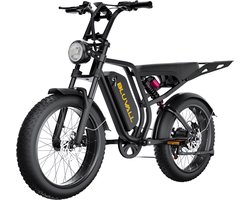 Elektrische Fiets - Elektrische fietsen - Motor 250W - 20 Inch City Commuter EBike - max belasting 150kg - kleurendisplay - 25 km/h - 7 Versnellingen - 3 rijmodi - Verwijderbare accu met slot - zwart