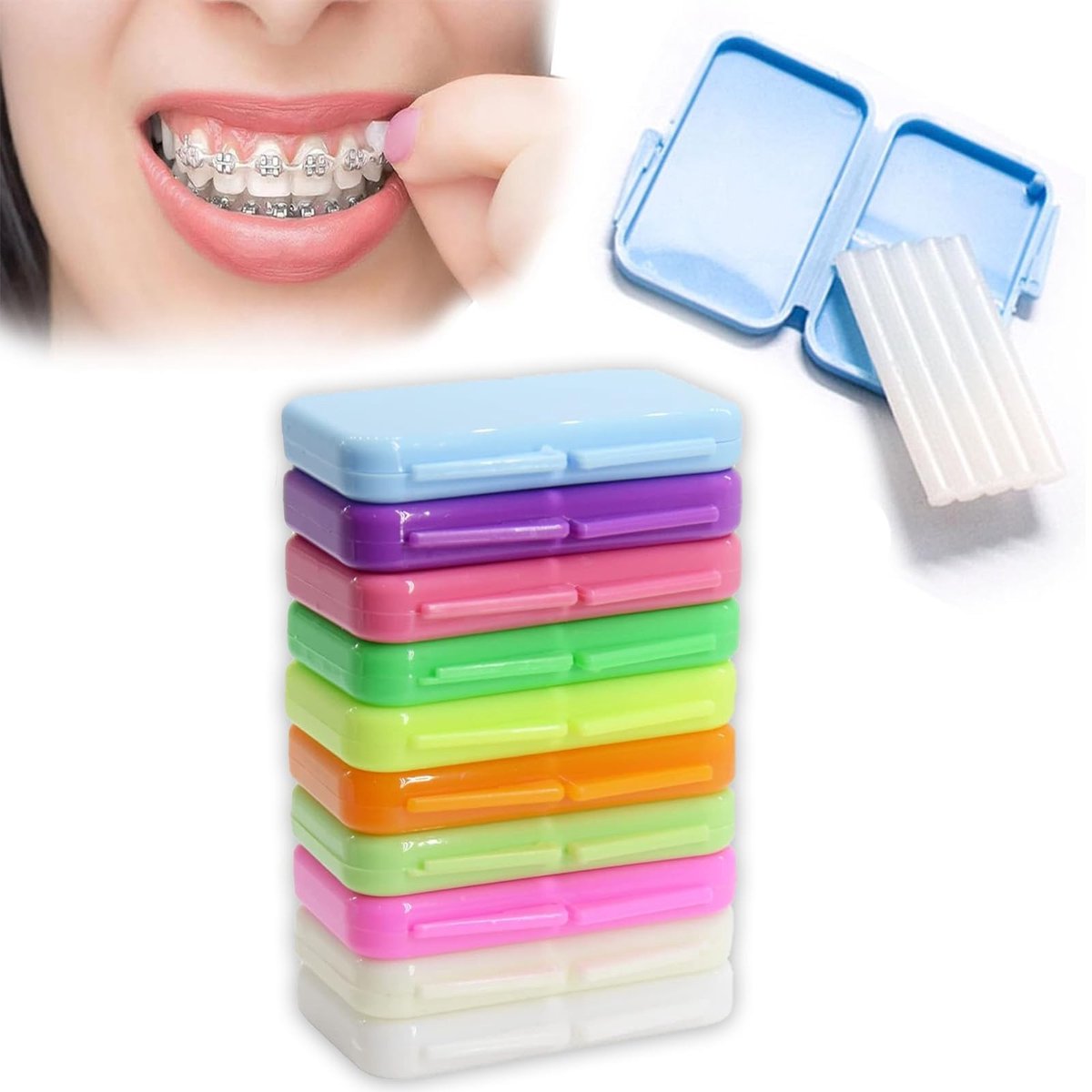 Solidchoice - Orthodontische Wax voor Beugels, 4 Dozen voor Comfort