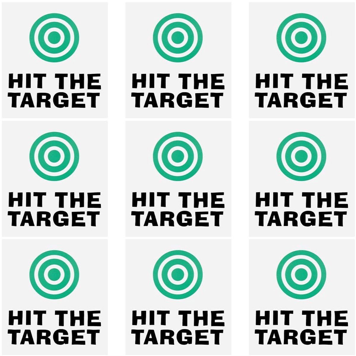 Solidchoice - 10 Stuks Groene Toilet Target Stickers voor Zindelijkheidstraining