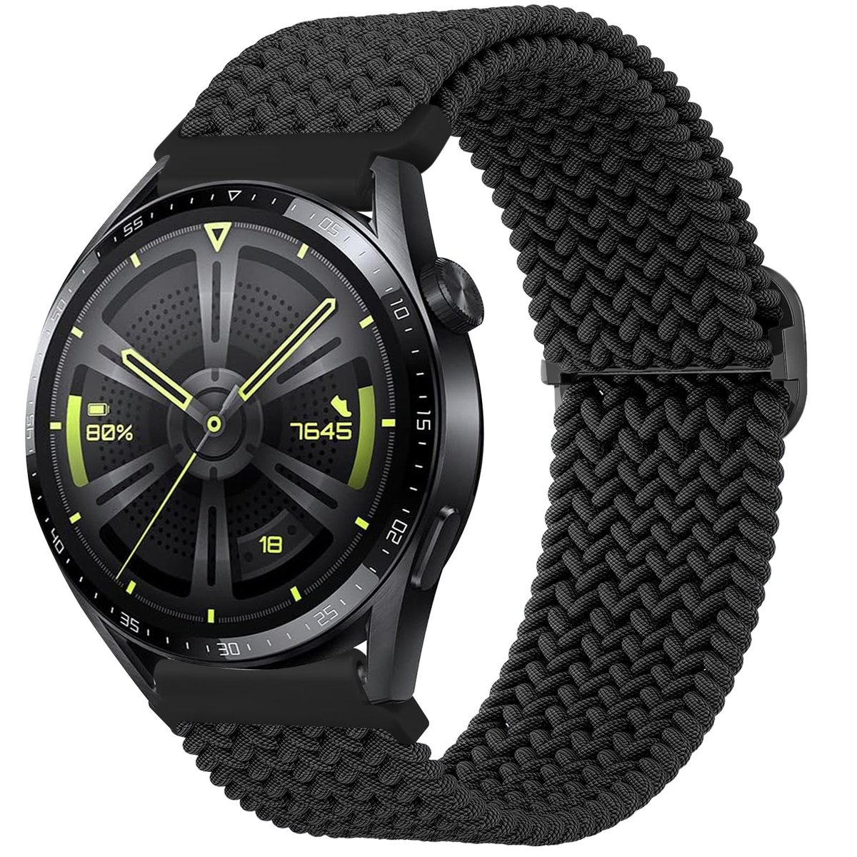 Solidchoice - Zachte Rekbare Horlogeband voor Huawei Watch GT 46mm