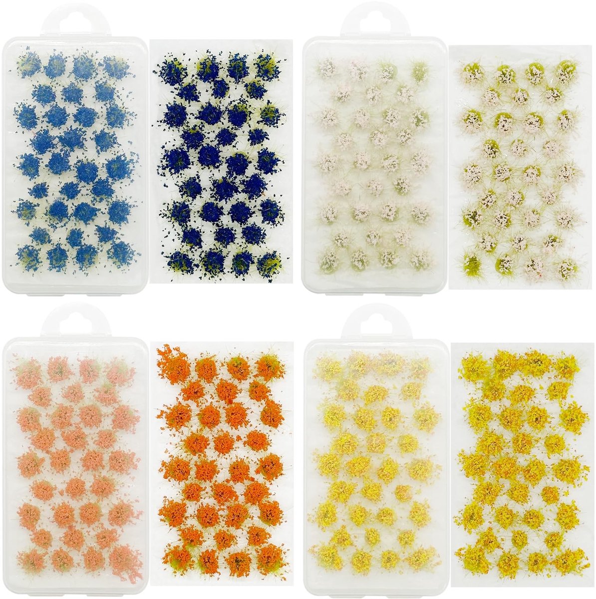 Solidchoice - Shrub Flower Clusters - 128 Stuks voor Modelbouw