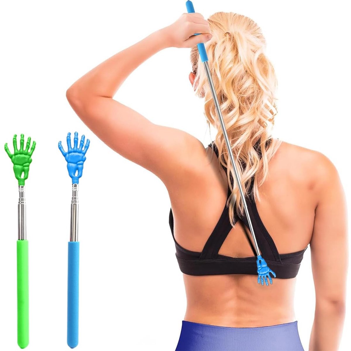 Solidchoice - Set van 2 Uittrekbare Rugkrabbers