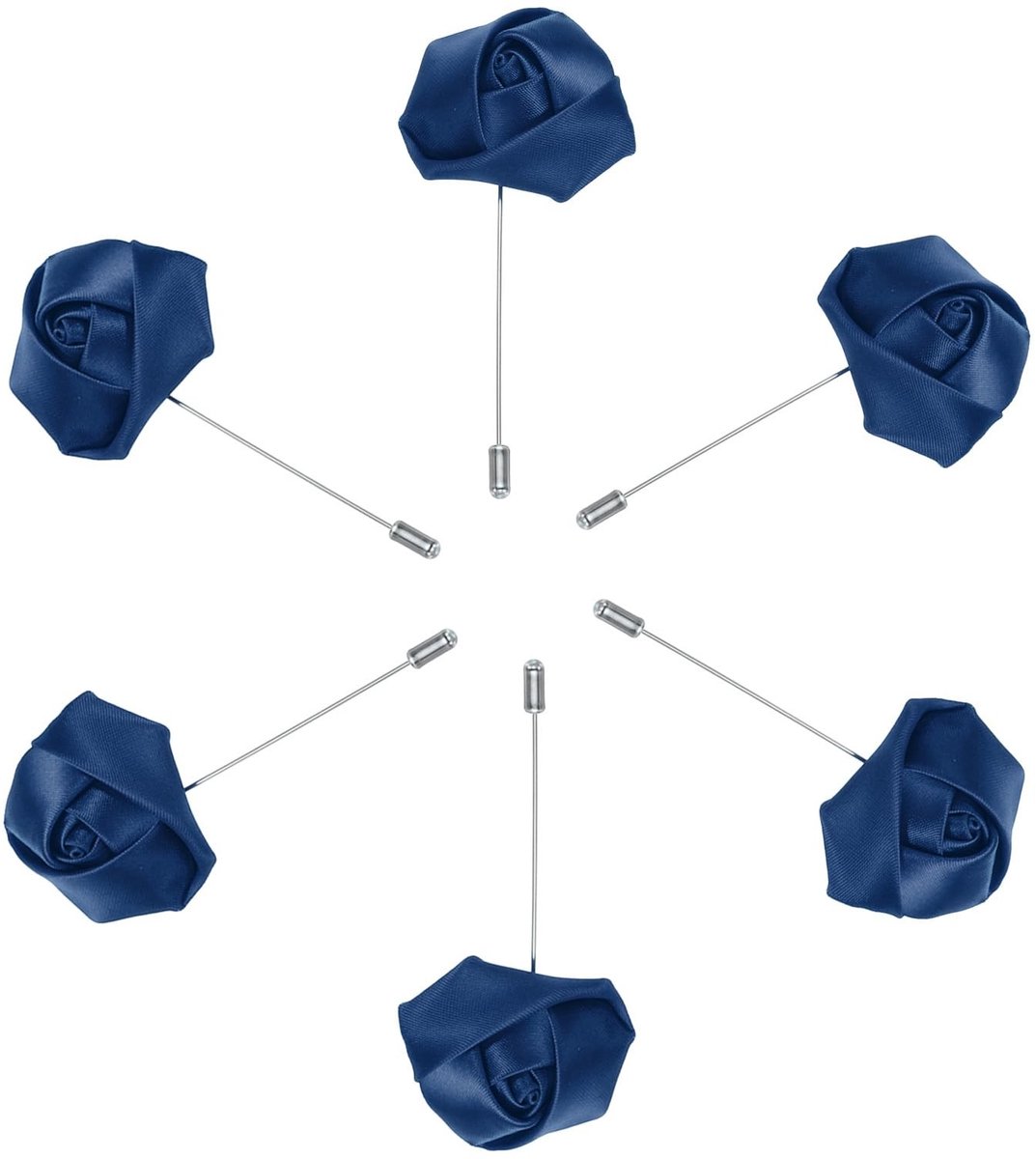 Solidchoice - 6 Stuks Rozen Boutonnières voor Bruiloften en Feestjes