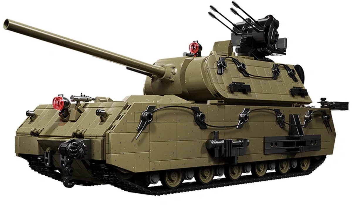 Panzer VIII Maus - Leger - Bouwset - 3339 onderdelen - Militair - Statisch - Past op bekende merken