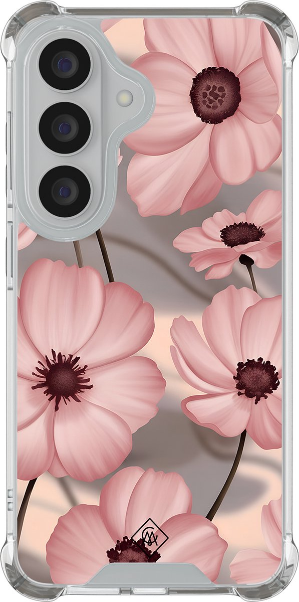 Casimoda® hoesje - Geschikt voor Samsung Galaxy S26 Plus - Soft Bloom Pink - Shockproof case - Extra sterk - TPU/polycarbonaat - Roze, Transparant