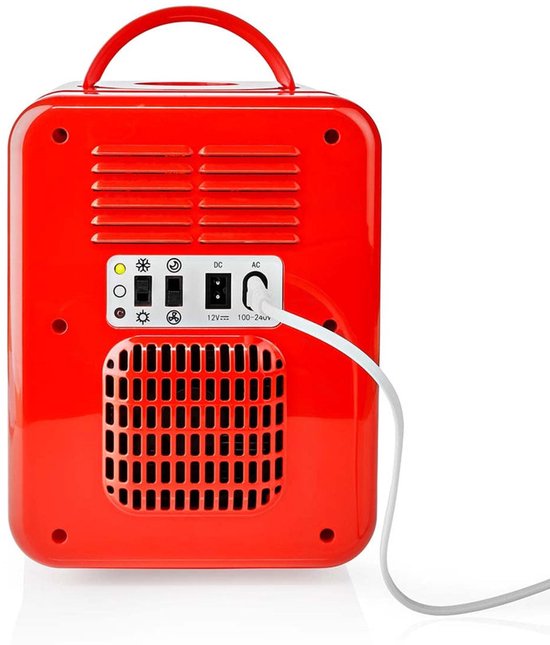 Melissa Mini Koelkast - Draagbare Koelkast - 4L - Koelen en Verwarmen - Skincare Fridge - 16580009 - Rood van melissa — afbeelding 3