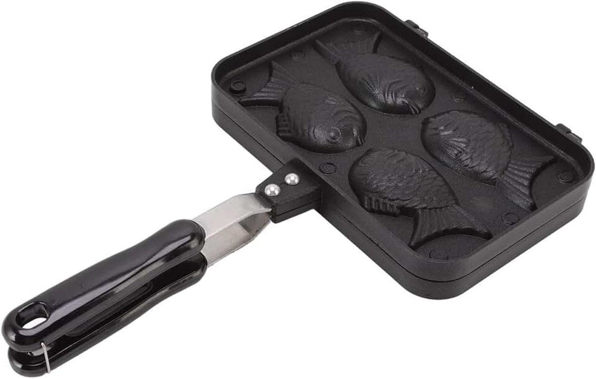 Pan, Fish Shaped Cake Pan Waffle Cake Make Pan Non Stick Pancake Maker Double Baking Pan Wafel Bakvorm Plaat voor Thuis Keuken DIY Koken