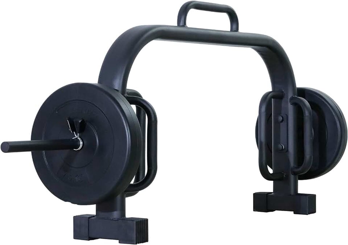 Zeslingstang Halterstang met gewichten Olympische stang voor knieheffen, deadliften, schouderheffen