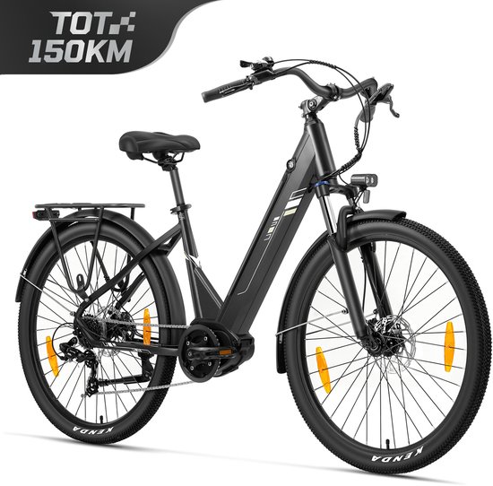 Touroll Urbano 3 elektrische fiets - middenmotor - 120km actieradius - 27,5" - Touroll - €1.299,00