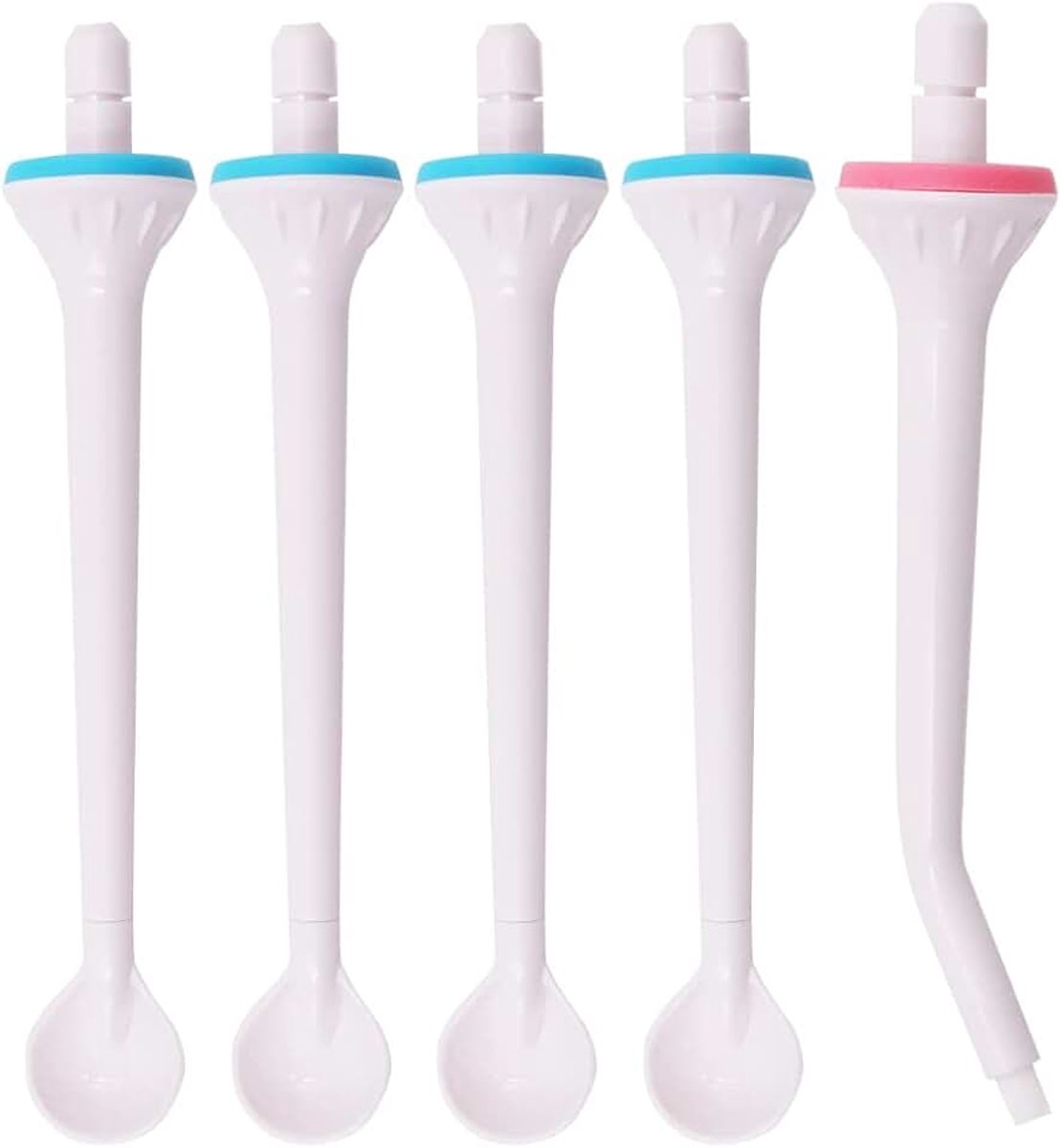 5 STKS Water Flosser Tip voor water flosser draadloze Compatibel met Monwell/Initio/Anjou/Bayer/Bohol flushers