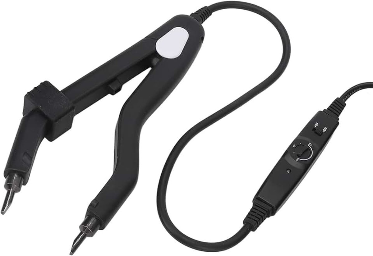 Hair Extensions Tool, Professionele Fusion Heat Iron Connector Wand voor Hair Extensions, Haarclips Vingerbeschermer 100‑240V