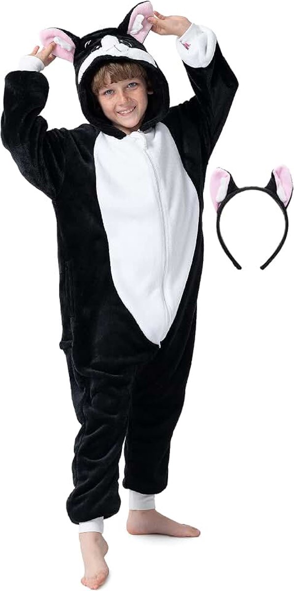 1851 Onesies schattig dier pluche kostuum, unisex kinderen