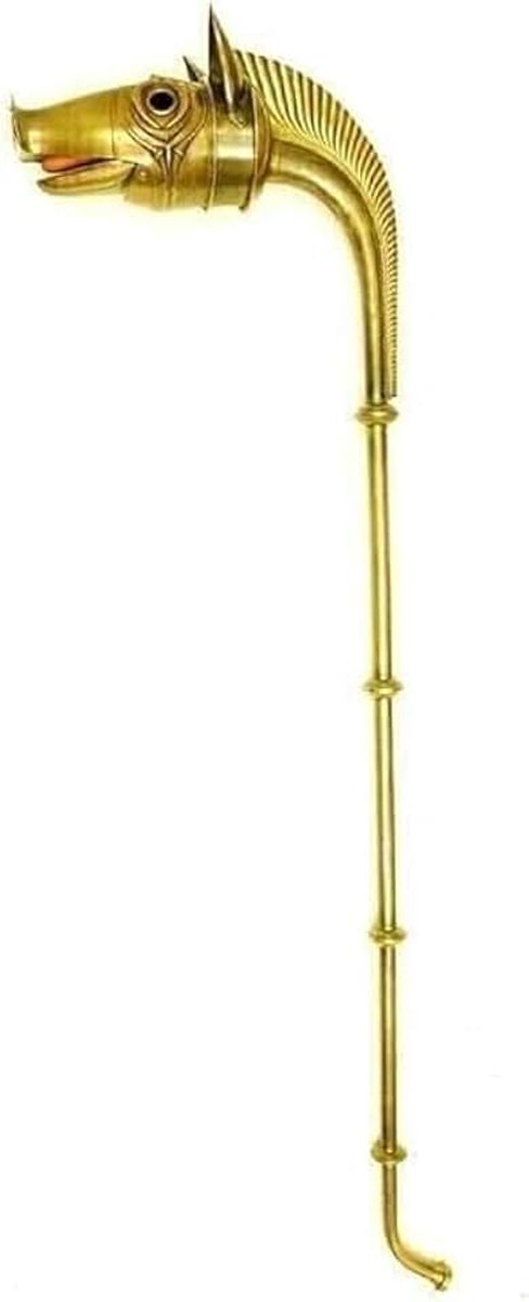 Carnyx van Tintignac Middeleeuwse Keltische oorlogshoorn Carnyx Keltische trompet Hoorn Oorlog Middeleeuws Deskford Speelbare Tintignac Age Iron Brass Serpent Replica Volledig Kdbh2 Versie Kd