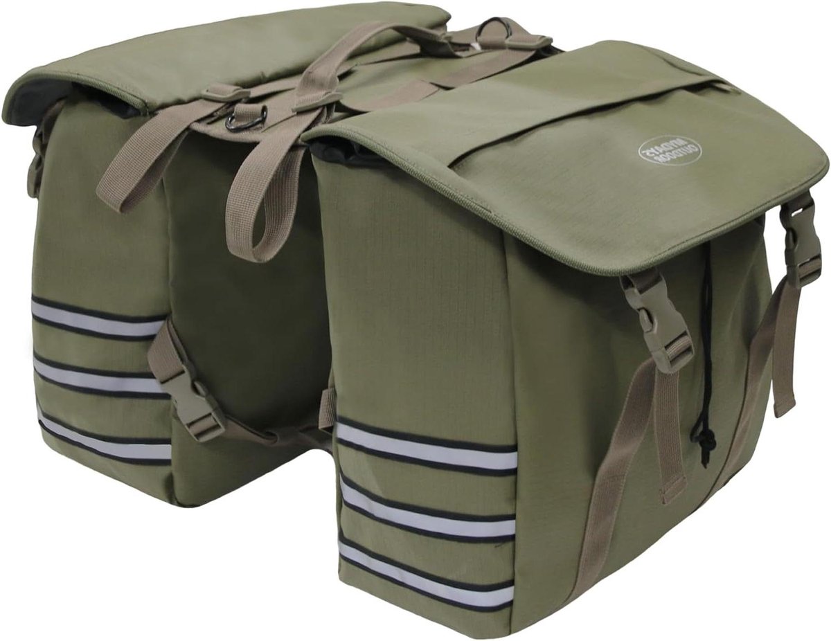 Fietstassen Set - Fietsbagage - Vervoer Grote Lasten - Waterafstotend - 40 Liter - Legergroen