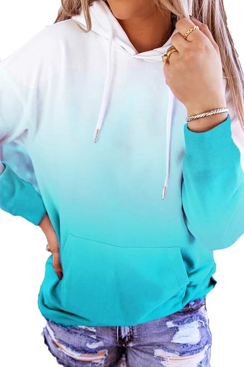 Dames Batik Hoodie Kawaii Print