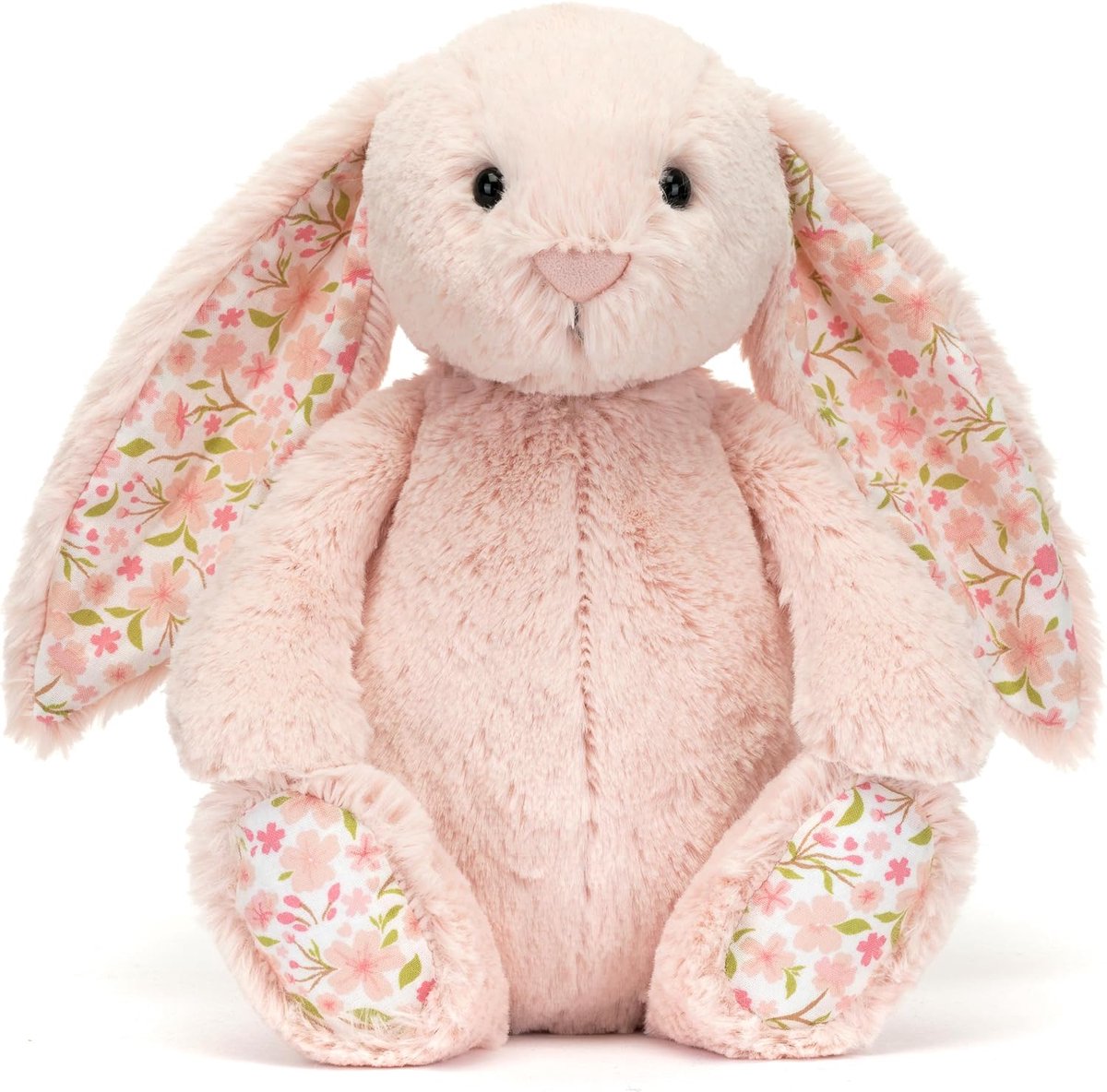 Casalora Pluche Knuffels – Konijn Knuffel 50 cm – Knuffel Met Bloemenoren Kawaii Design Zacht Knuffeldier – Roze