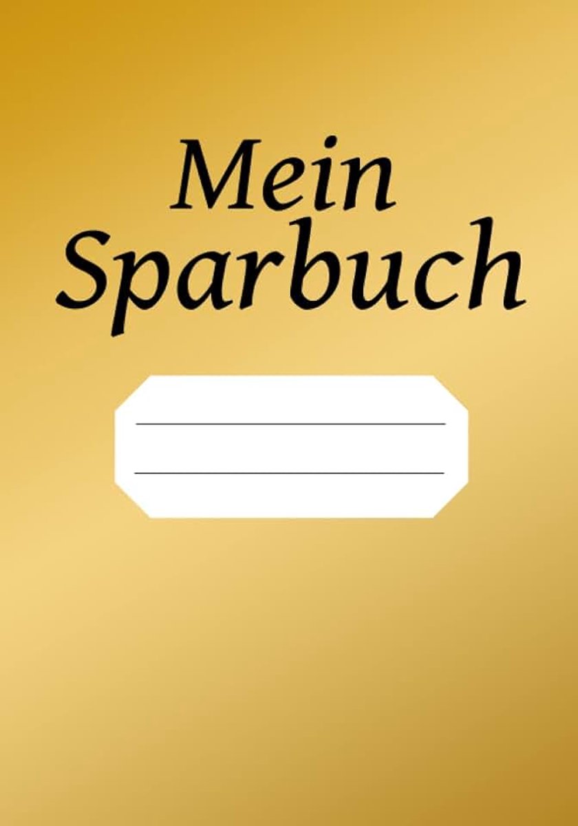 Großes Sparbuch zum Eintragen um Bargeld zu sparen: oder den Überblick über Ihr Konto oder Sparkonto zu haben