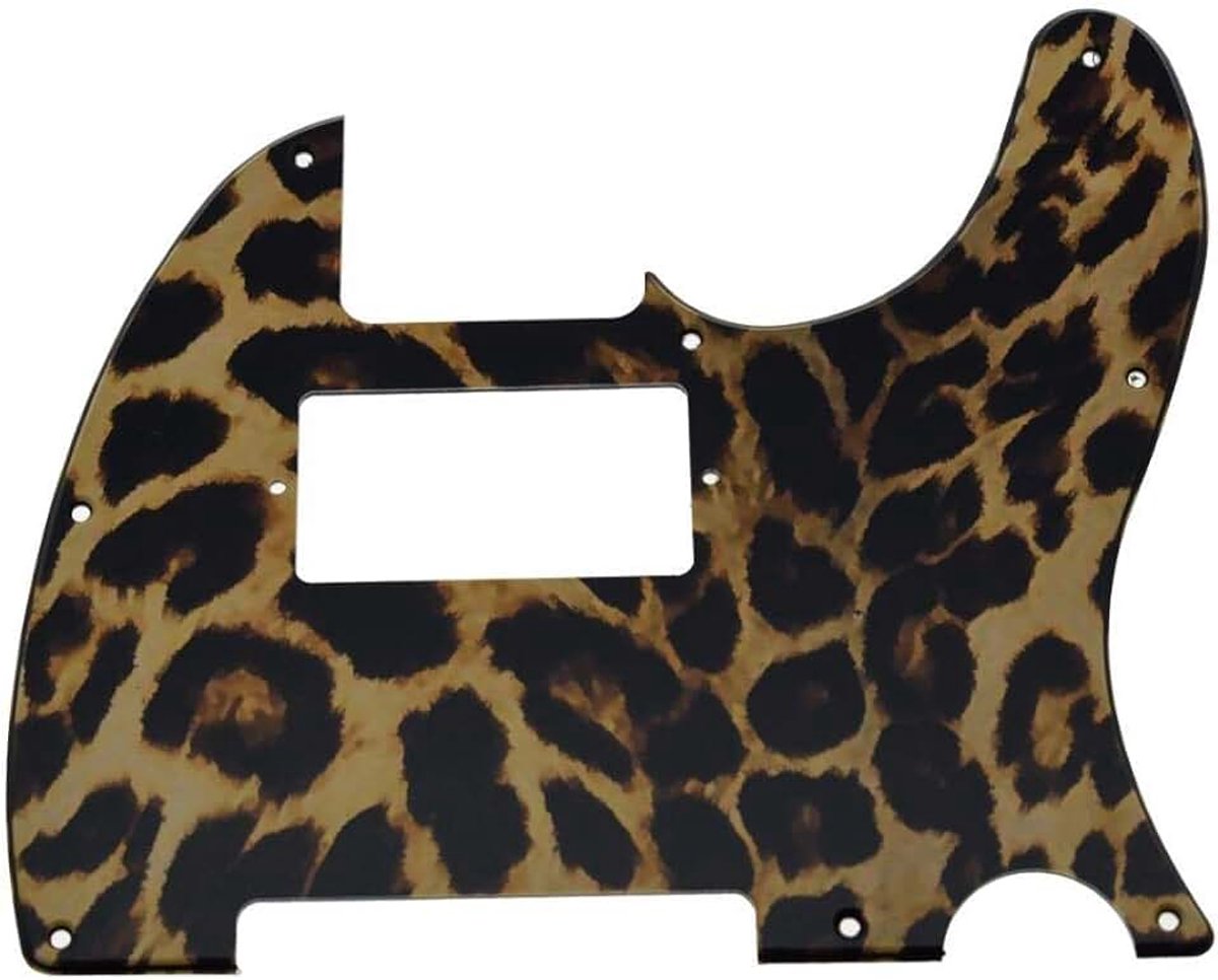 8 Gat Tele Gitaar 3D Gedrukt plastic Humbucker Pick Guard voor moderne standaard USA/Mexicaanse Fender Telecaster Leopard Stripe