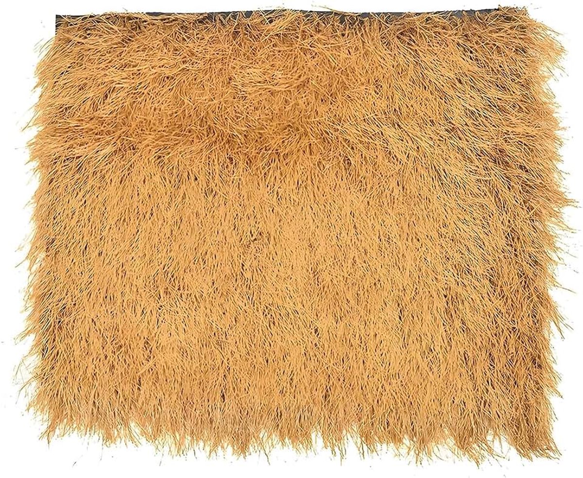 Rietdak, Kunstmatig Stro Rol Tuinhek Terras Voor Tiki Bar Brandwerend Mexicaans Gras Tropische Feestdecoraties Doe-Het-Zelf Knutselwerk(Size:0.5 * 10m(1.6 * 32.8ft))