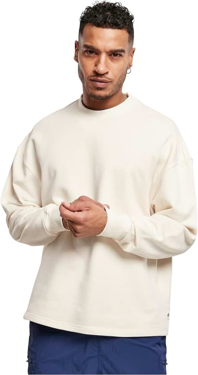 Classics Organic Oversized Boxy Crew heren sweater