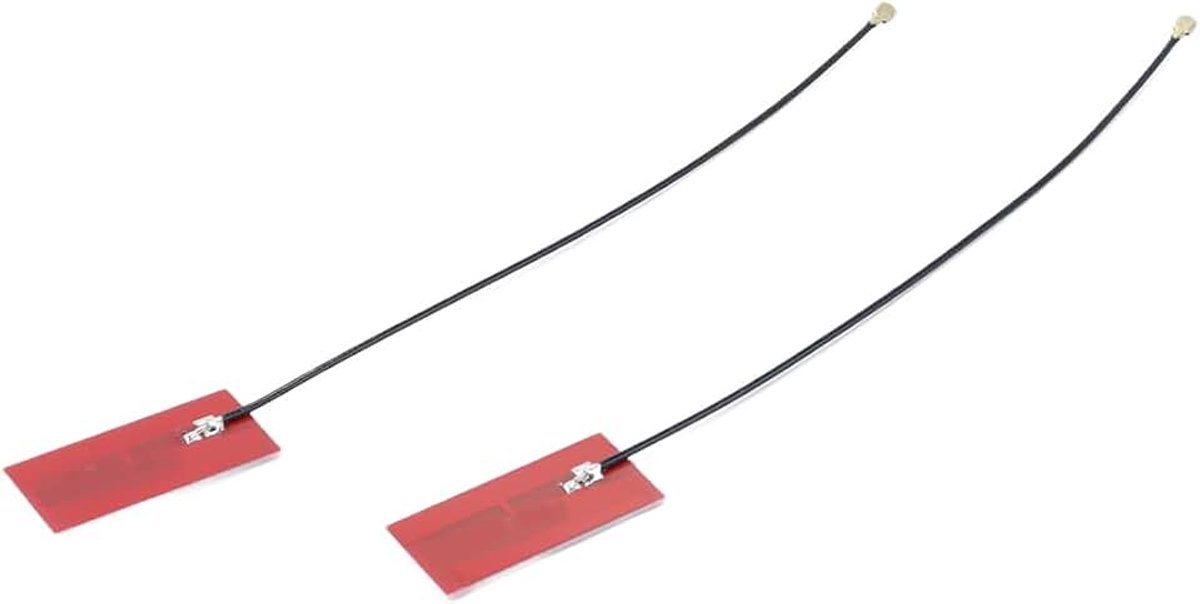 2 stuks High Gain Antenne IPX1 2.4G/5G/5.8G Dual Band voor WiFi 5 & 6 Adapters Laptops Desktops Lang 13cm