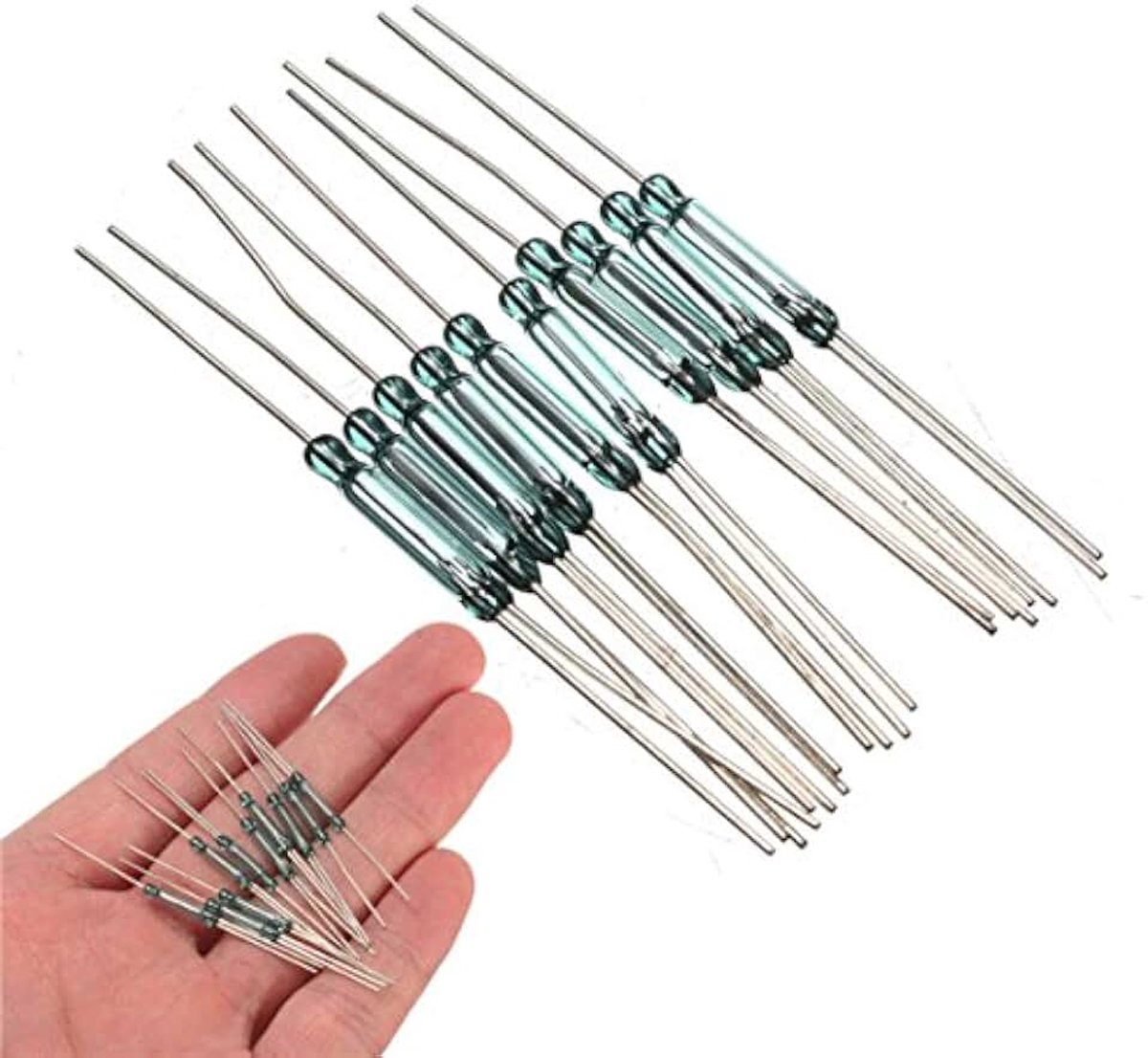 10 stks N/O N/C SPDT Magnetische Schakelaar Reed Schakelaars 2.5x14mm Schakelaar