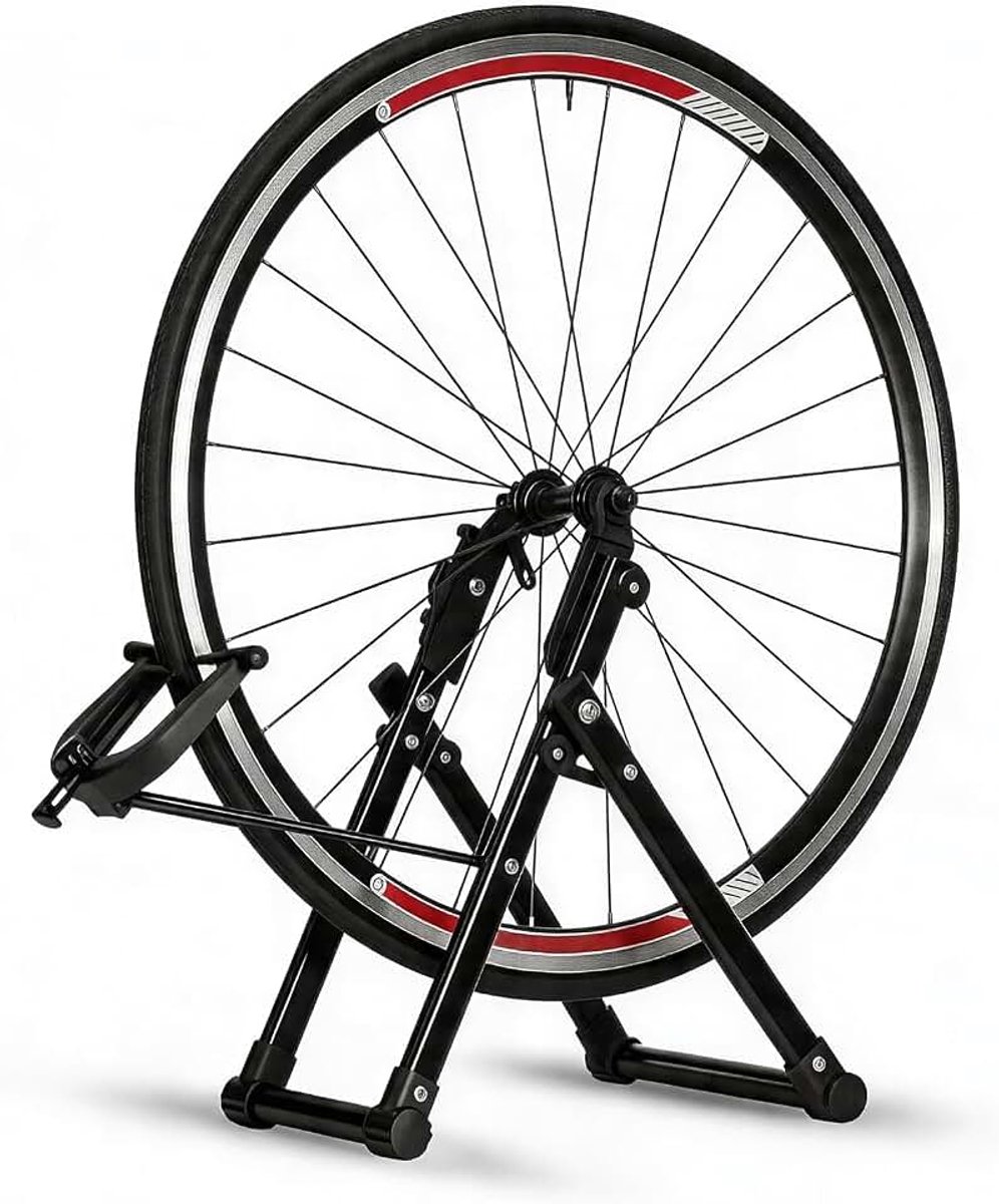 Centreerstandaard voor loopfiets, centreerstandaard, montagestandaard | Zware klapstandaard van aluminiumlegering voor fietsgereedschap en reparatieset