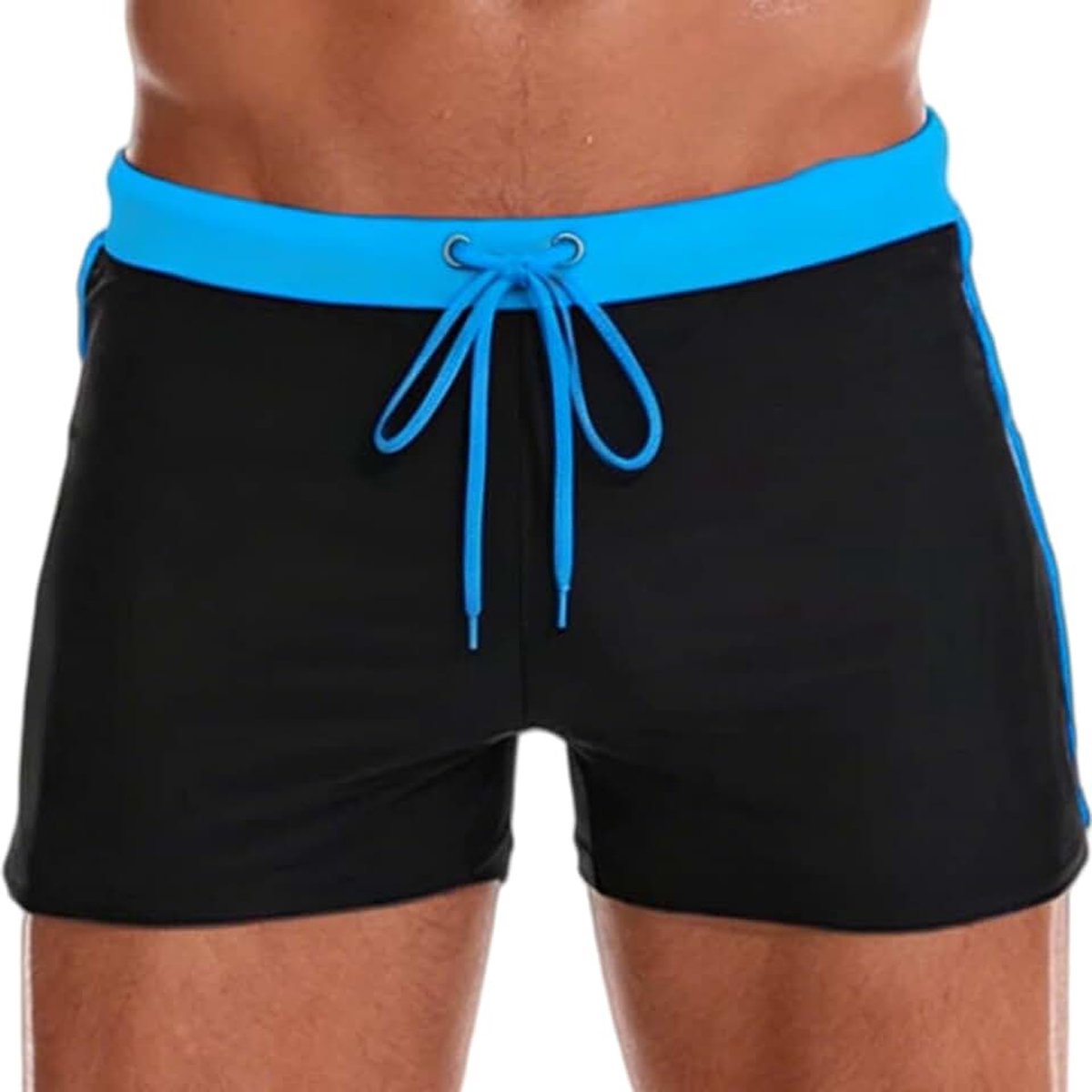 Shorts, sneldrogend, elastisch, met trekkoord en mesh-voering, zwembad, boxershorts, bestand tegen chloor, strand