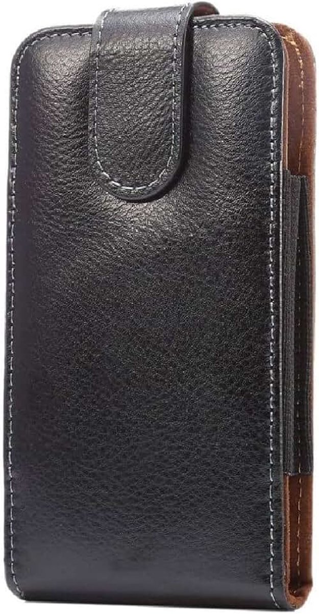 Leather Holster Executive Case belt Clip Rotary 360º Magnetic Closure voor Symphony Helio 30 (2022) - Black