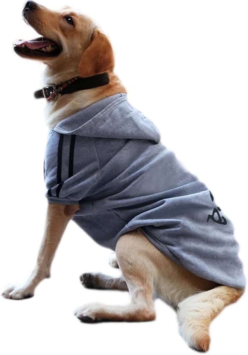 Hoodies Jas Kleding Sweater Pet Puppy T Shirt,Grijs,3XL