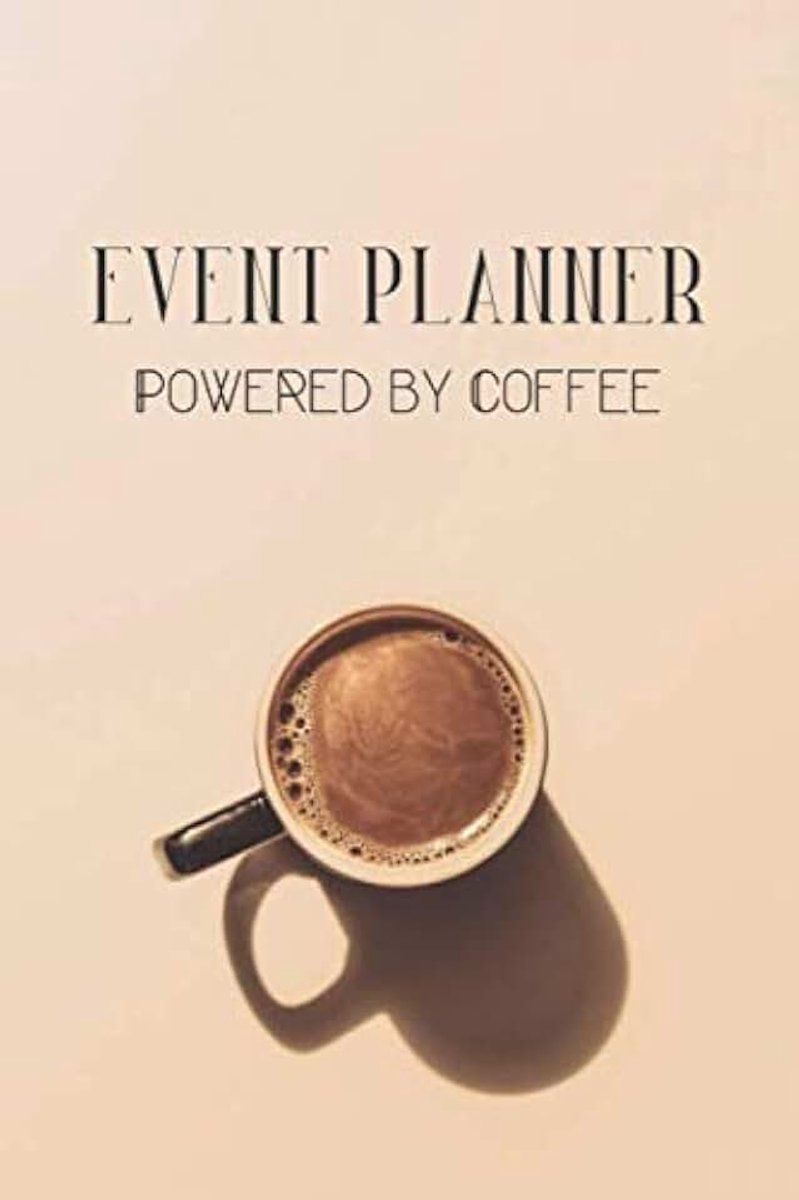 Planner Powered by Coffee: Lined Notebook/Journal