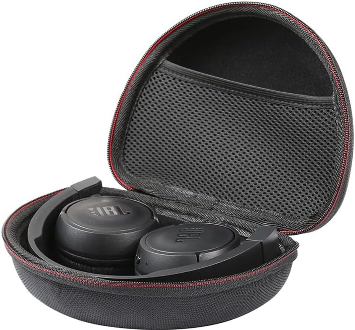Vouwbare hoofdtelefoontas geschikt voor JBL T450BT, T500BT, 660s, JR300BT, JR310BT / Sony MDRZX110AP, MDR-ZX110, 110NC, MDR-ZX310AP ZX-serie - draagbare hoofdtelefoonopbergdoos