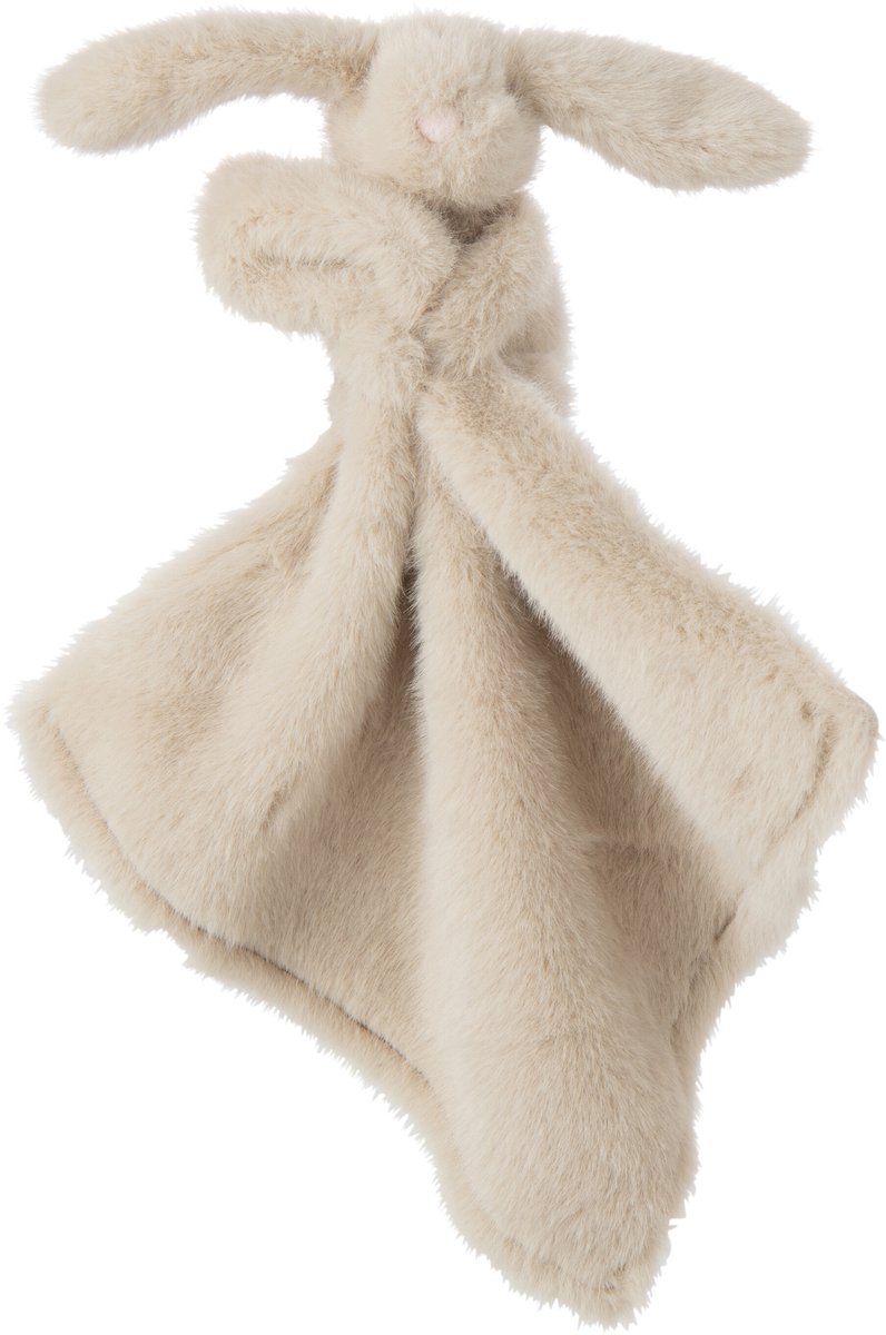 J-Line knuffel Konijn - polyester - beige - small