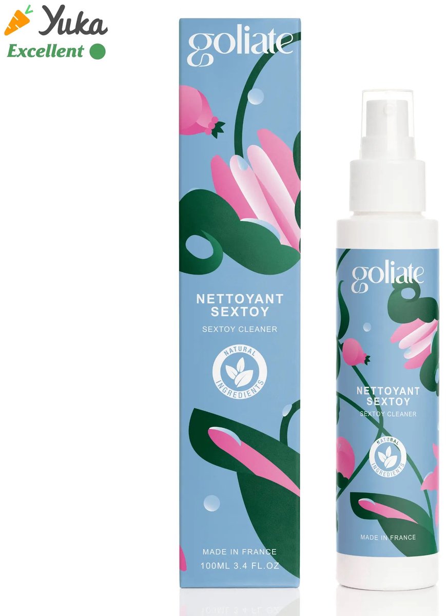 Goliate Seksspeeltjesreiniger - Sextoy Reinigerspray - Natuurlijk - Met Salie-extract En Alcohol