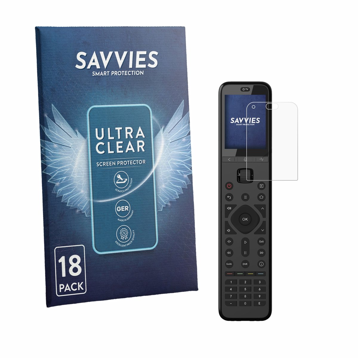 Savvies - Screenprotector voor Sofabaton U3 - Folie Beschermfolie transparant 18 Stuks