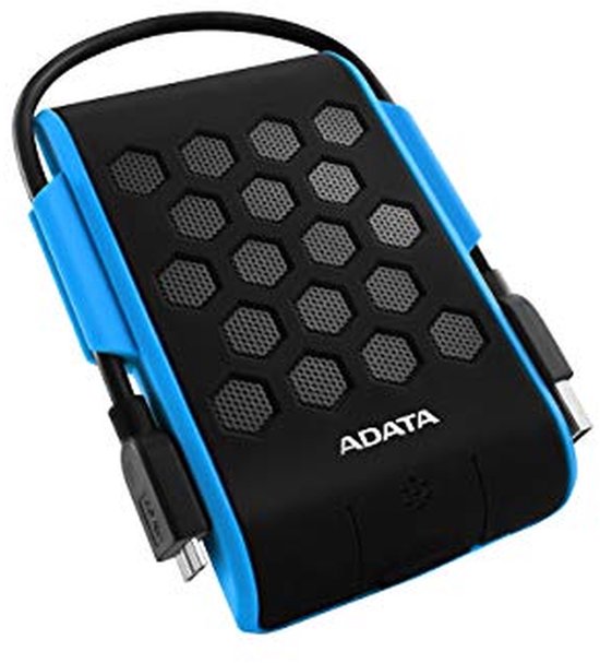 Externe Harde Schijf - Opslagapparaat - Data Veilig Opslaan - IP68 Waterdicht - 2 TB - Zwart Blauw — afbeelding 2