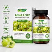 Itawel Amla Fruit Extract 1000 mg per portie – 90 Vegan Capsules – Indiase Kruisbes – Phyllanthus Emblica
